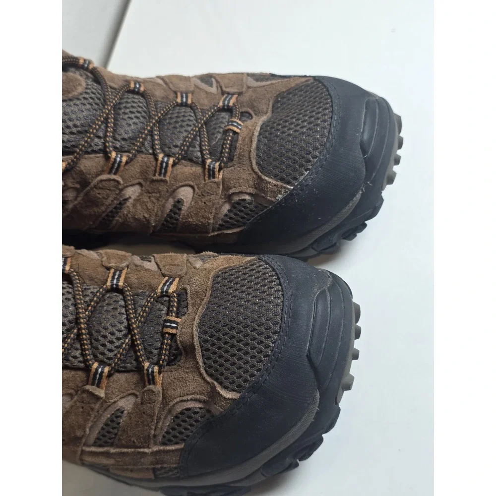 Merrell Mens Size 14 Earth Moab Mid Waterproof Hiking Boots Men's 14 Excellent